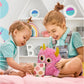 DolliBu Pink Monster Fuzzy Plush - Super Soft Stuffed Animal Monster, Cute Realistic Stuffed Animal Toy for Boys and Girls, Adorable Plush Creature