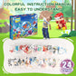 ZIYOSTAR 24 Party Favors Kids Building Blocks Dinosaur, Sea Animals Pool Party Favors Building Set for Birthday, Classroom Prizes,Goodies Bag Filling