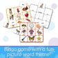 The Learning Journey: Match It! Bingo - Picture Word - Reading Game for Preschool and Kindergarten 36 Picture Word Cards, 9.5" H x 8" W x 0.1" D
