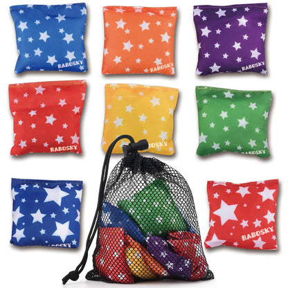 RaboSky Small Bean Bags for Kids Tossing, Mini Beanbags Toss Toy for Toddler Preschool Prek Daycare Supplies Classroom Circle Time Home Schooling