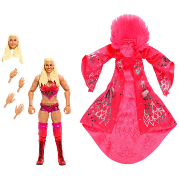 Mattel WWE Ultimate Edition Action Figure & Accessories Set, Charlotte Flair 6-inch Collectible with 30 Articulation Points, Swappable Pieces