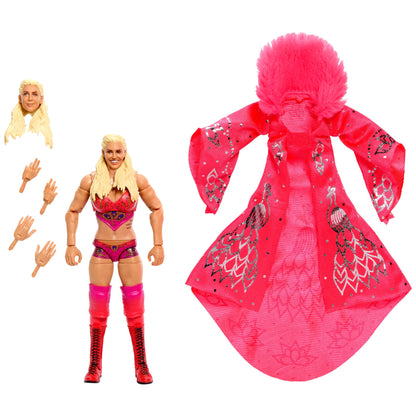 Mattel WWE Ultimate Edition Action Figure & Accessories Set, Charlotte Flair 6-inch Collectible with 30 Articulation Points, Swappable Pieces
