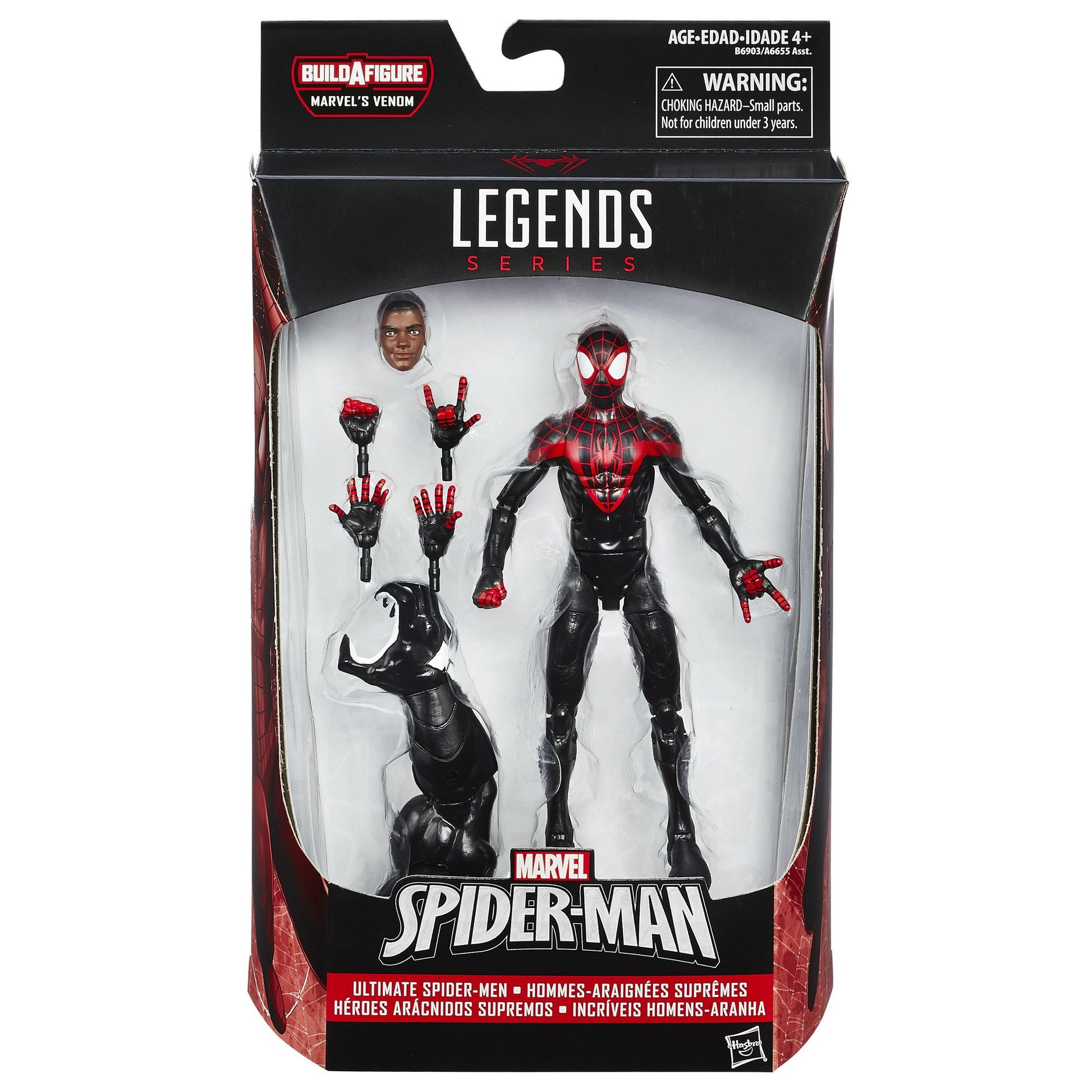 Marvel Spider-Man 6-inch Legends Series Ultimate Spider-Men: Miles Morales