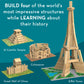 MindWare KEVA Models Monuments - 154 Wooden Building Planks & Step-by-Step Instructions to Build Iconic World Landmarks