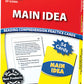 Edupress EP63066 Main Idea Practice Cards Blue Level Medium