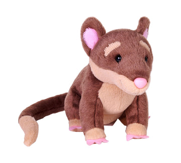 Wild Republic Splendors Eco Four Eyed Opossum Stuffed Animal - 6"