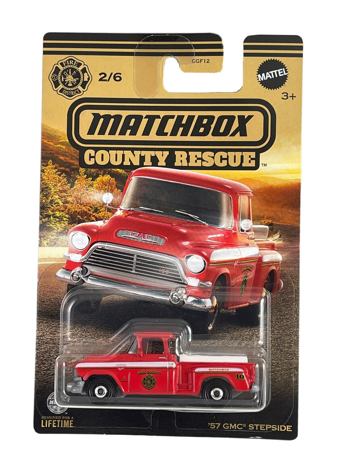 Matchbox County Rescue '57 G-M-C Stepside 2/6 Truck