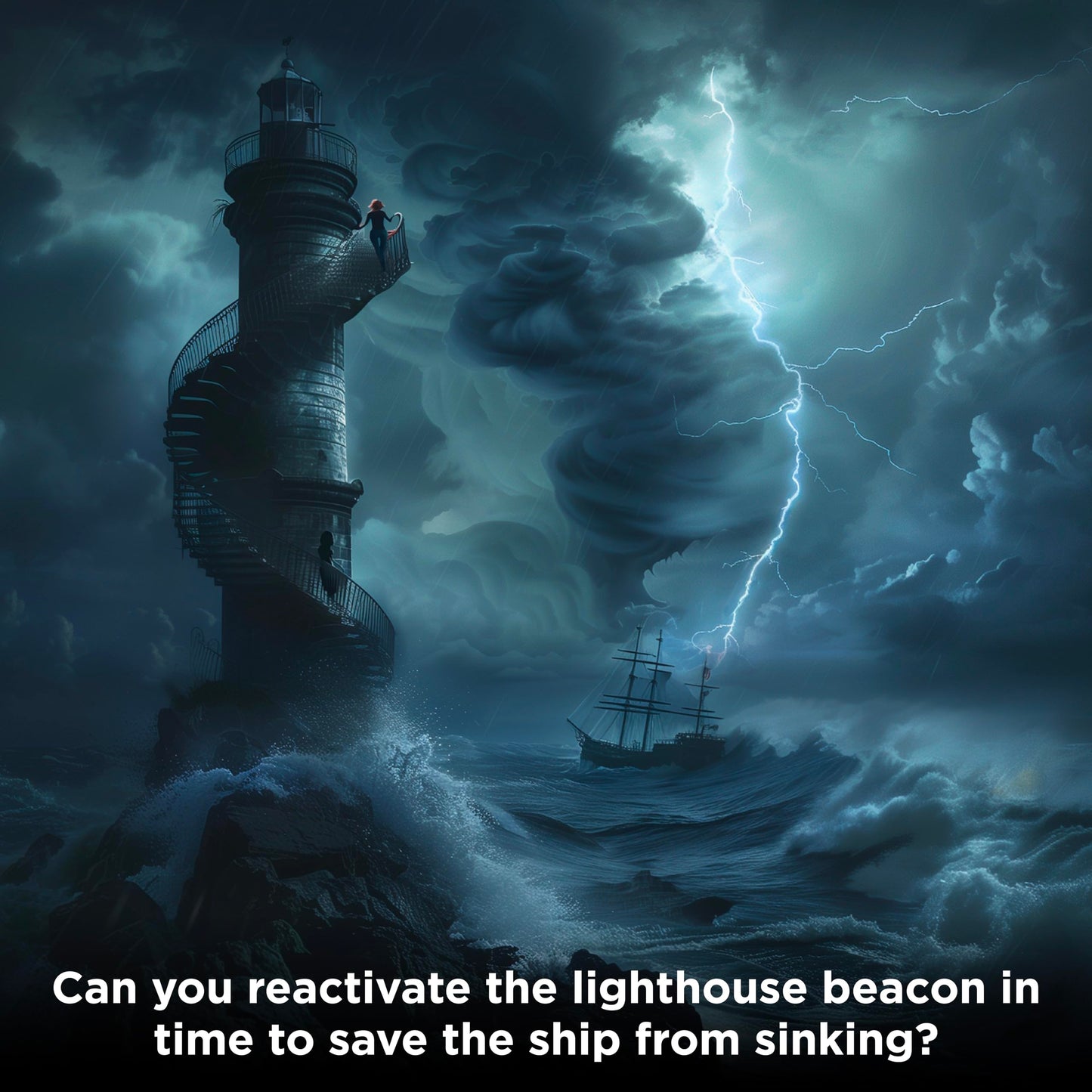EXIT: The Deserted Lighthouse (With Jigsaw Puzzle) | Exit: The Game - A Kosmos Game | Family-Friendly, Jigsaw Puzzle-Based at-Home Escape Room