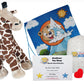 Stuffems Toy Shop Make Your Own Stuffed Animal Jerry Giraffe 16"- No Sew - Kit with Cute Backpack!