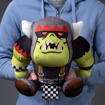 Warhammer 40,000 Plush - Goff Ork Boy - Mega-Size Club Mocchi-Mocchi Plush - Collectible Officially Licensed Plush of Warhammer Miniatures - Sci-Fi