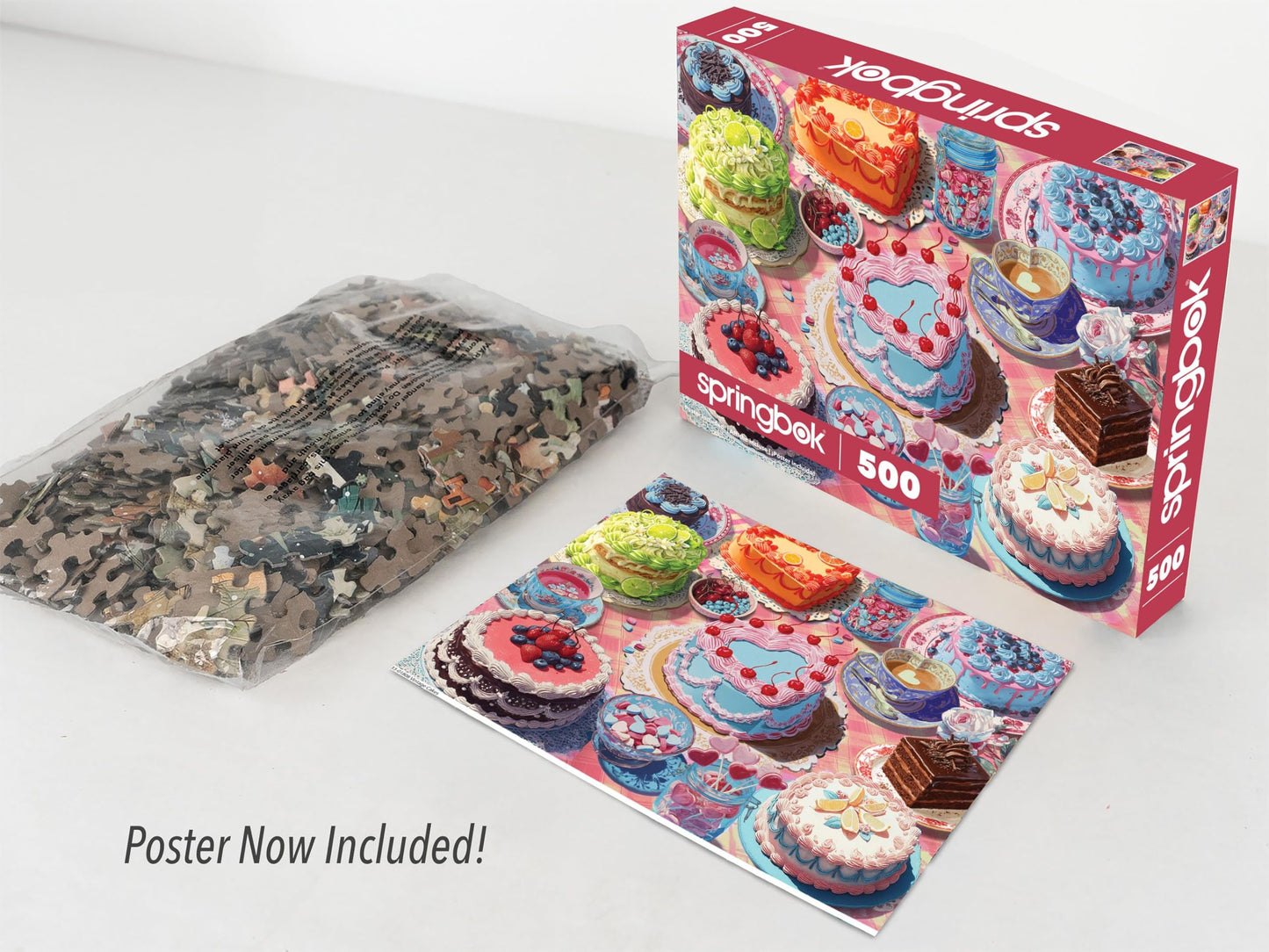 Springbok Vintage Cakes 500 Piece Jigsaw Puzzle for Adults