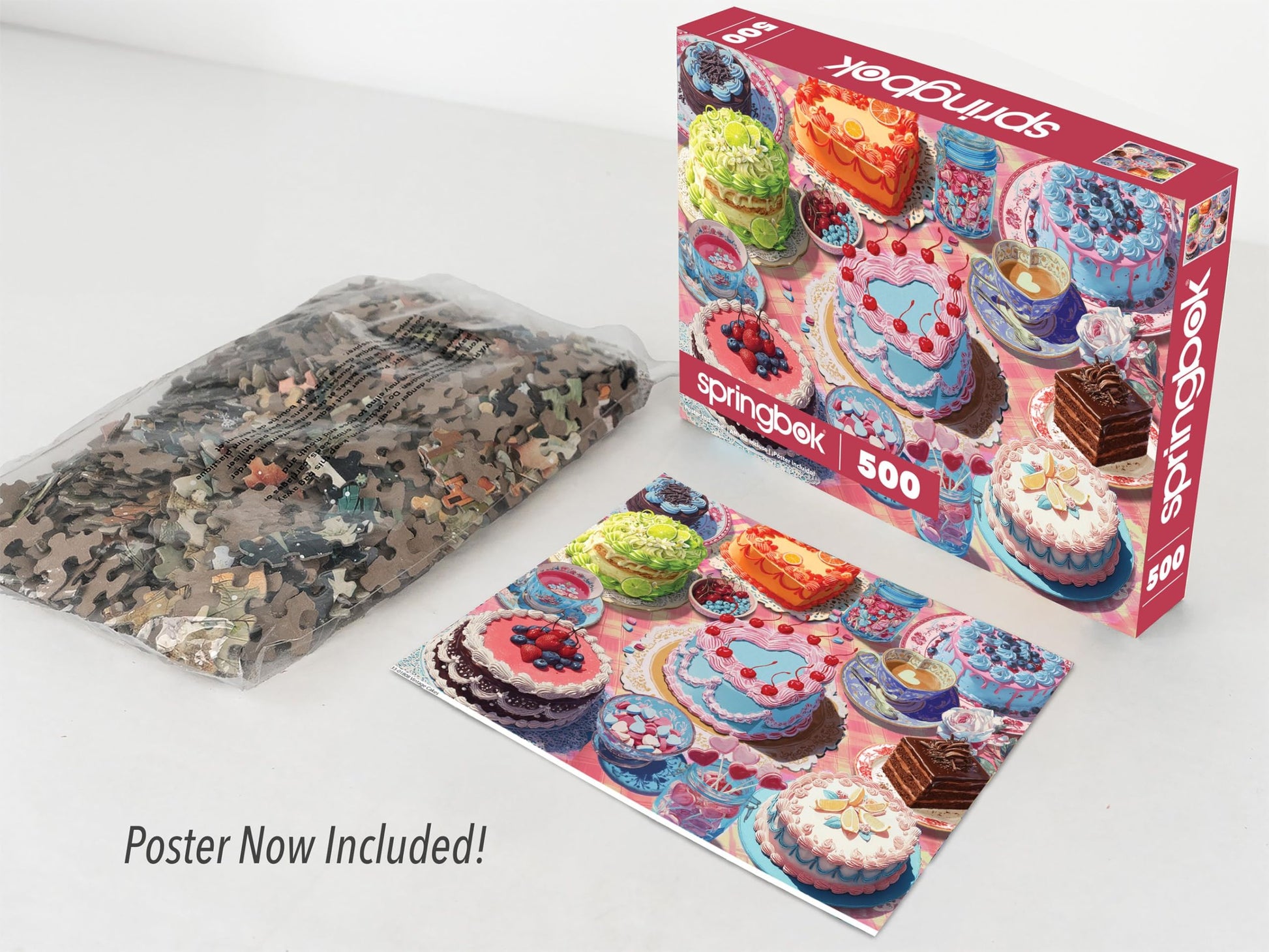 Springbok Vintage Cakes 500 Piece Jigsaw Puzzle for Adults