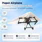 RC Paper Airplane Kit, DIY RC Plane with Gyro Stabilizer (One Battery)