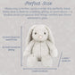 MON AMI Sterling Bunny 13-Inch Stuffed Rabbit, Soft Bunny Plush Toy Gift