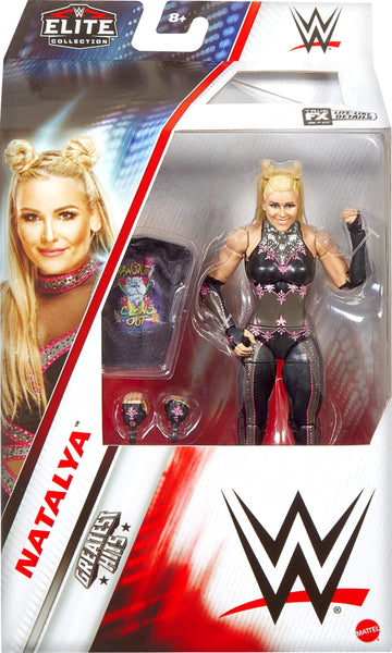 Mattel WWE Elite Action Figure & Accessories, Greatest Hits 2025, 6-inch Collectible Natalya with 25 Articulation Points & Swappable Hands