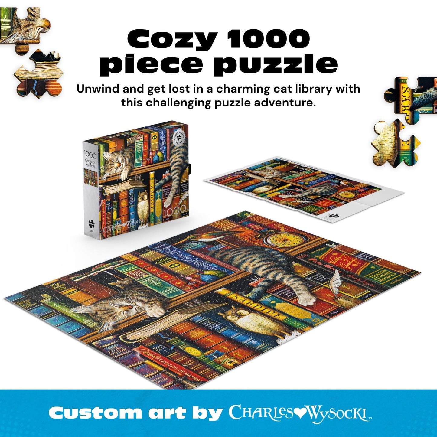 Buffalo Games - Charles Wysocki Frederick the Literate - 1000 Piece Puzzle