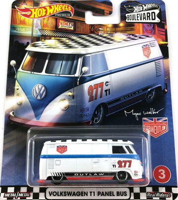 Hot Wheels 2020 Boulevard Series Volkswagen T1 Panel Bus Real Riders