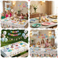 Dog Birthday Party Decorations, Fanvoes Dog Theme Decor Set Happy Birthday Banner Plates and Napkins Party Supplies Puppy Tablecloth Paw Balloons