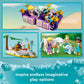 LEGO Disney Princess Enchanted Journey Building Set - 3in1 Playset with Cinderella, Jasmine, Rapunzel Mini Dolls, Toy Horse & Carriage, Hot Air