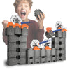 Blaster Blocks: Castle Pack - Buildable & Destroyable Targets for Nerf Guns - for Kids Aged 6+ - Extreme Target Game & Challenge - Fun Shooting