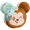 Disney Munchlings Squeeze-A-Munch XL Scented Mint Dipped Ice Cream Sandwich Mickey Mouse 16-inch Plush, Kids Toys for Ages 0+ by Just Play