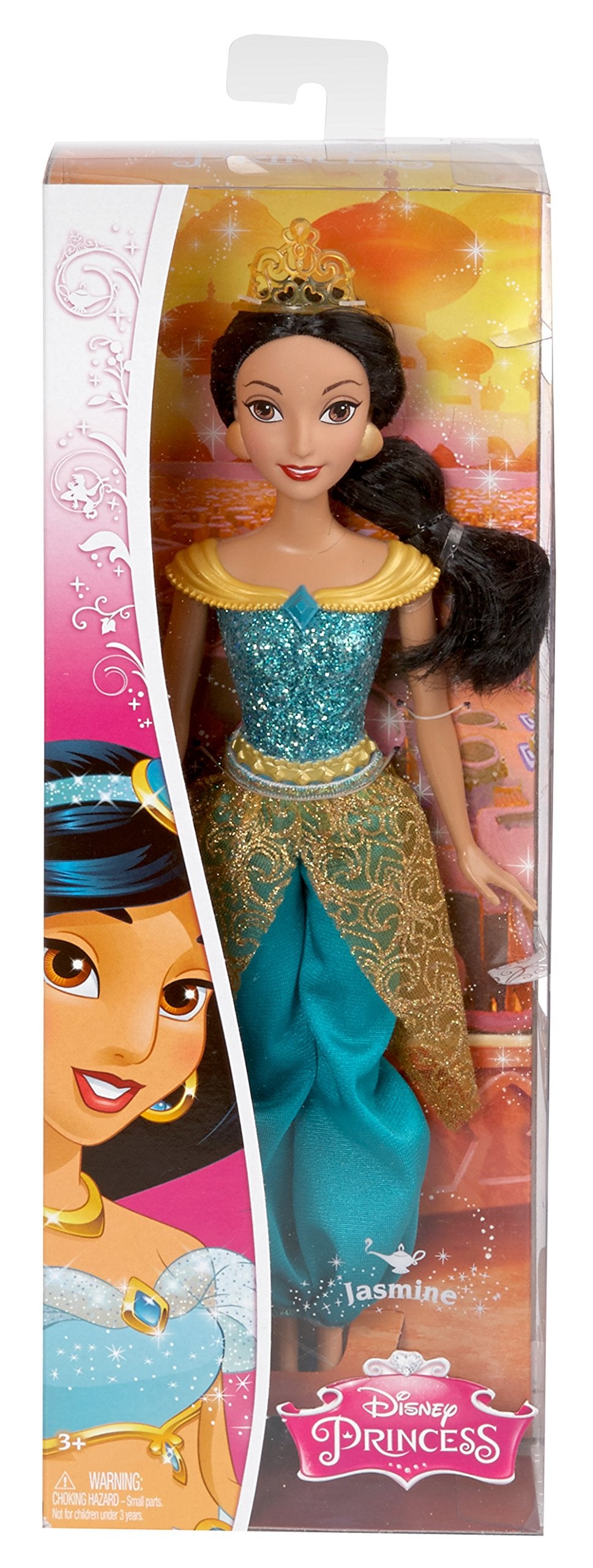 Mattel Disney Princess Sparkle Princess Jasmine Doll