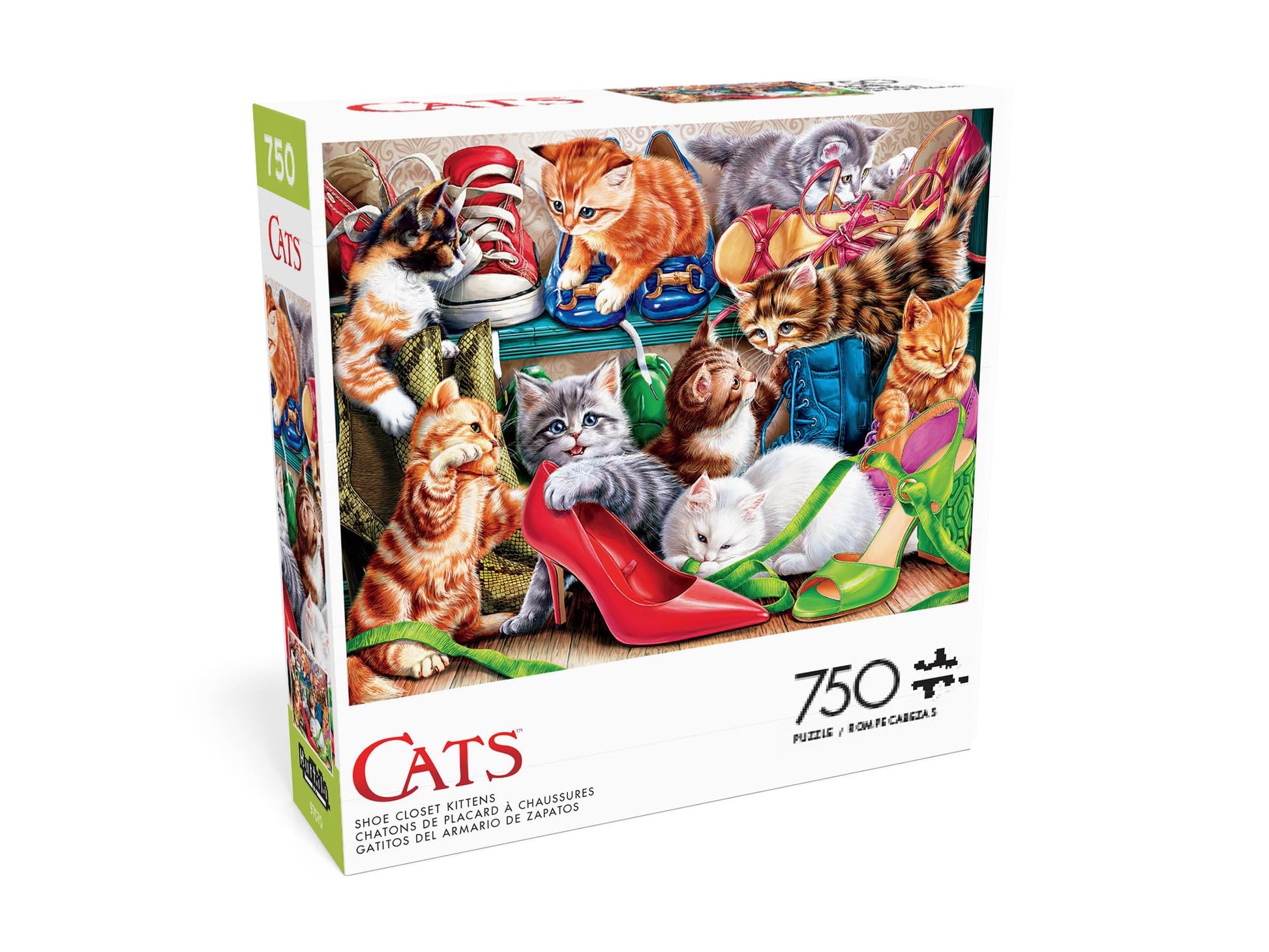 Buffalo Games - Shoe Closet Kittens - 750 Piece Jigsaw Puzzle for Adults