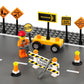 Building Toys 2 Lane Main Road Traffic Light City Town Village Street Stop Sign Bus Stop Post Box Road Sign Compatible with All Major Brick Brands