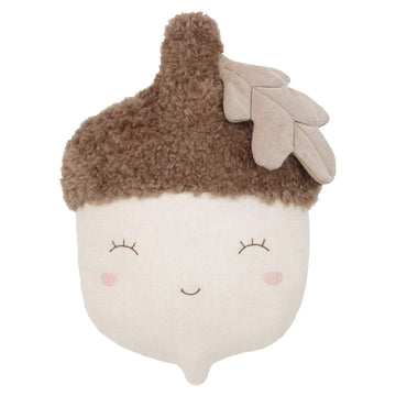 MON AMI Nutty Acorn 14-Inch Plush Pillow Toy, Soft Woodland Décor Gift