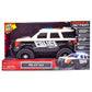 Sunny Days Entertainment Maxx Action 12’’ Large Police Car Toy - Siren Sounds and Bright Lights | Motorized Drive and Soft Grip Tires | Rescue SUV