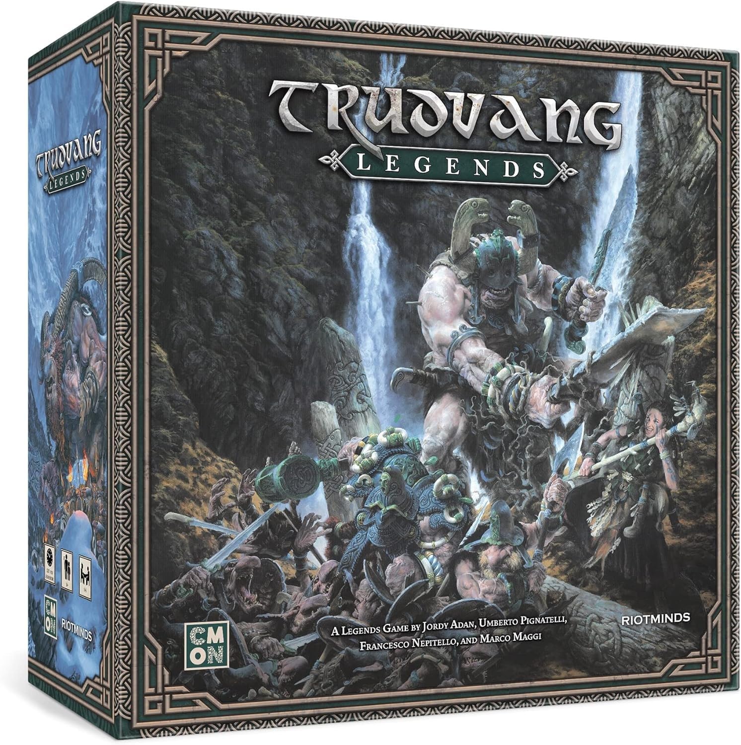 CMON Trudvang Legends Board Game | Tabletop Miniatures Strategy Game | Cooperative Fantasy Adventure Game for Adults and Teens | Ages 14+ | 1-4