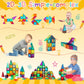 FNJO Magnetic Tiles, 100PCS Building Blocks, STEM Magnets Building Toy Set, Preschool Kindergarten Construction Stacking Toy, School Teacher Supplies