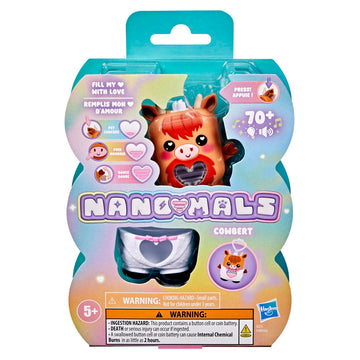Nano-MALS Cowbert The Highland Cow, Electronic Pet Cow Toy, 70+ Responses, Interactive Fidget Toys for Girls & Boys Ages 5+