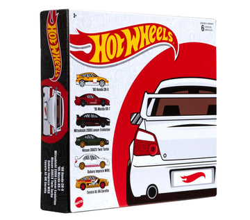Hot Wheels HW Legends Multipacks of 6 Toy Cars, 1:64 Scale, Authentic Decos, Popular Castings, Rolling Wheels, Gift for Kids 3 Years Old & Up