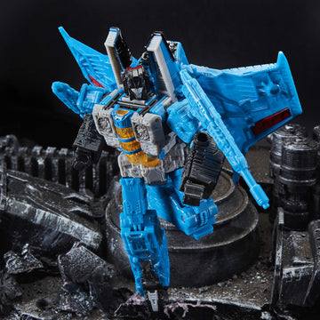 Transformers Toys Generations War for Cybertron Voyager WFC-S39 Thundercracker Action Figure - Siege Chapter - Adults and Kids Ages 8 and Up, 7-inch