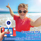 iPlay, iLearn Kid Touchscreen Selfie Camera, 1080P HD Digital Video Camera for Toddler 3-6, Outdoor Protable Travel Robot Camera W/ 32GB SD Card