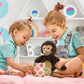 DolliBu Monkey Plush - Super Soft Stuffed Animal, Cute Brown Wildlife Plush, Adorable Fluffy Stuffed Toy for Boys and Girls, Stuffed Zoo Animal Gift