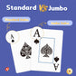 Plastic Playing Cards,Waterproof Playing Cards,Deck of Cards 6 Pack,Large Print Playing Cards for Senior,Poker Card Set for Card Games Family Game