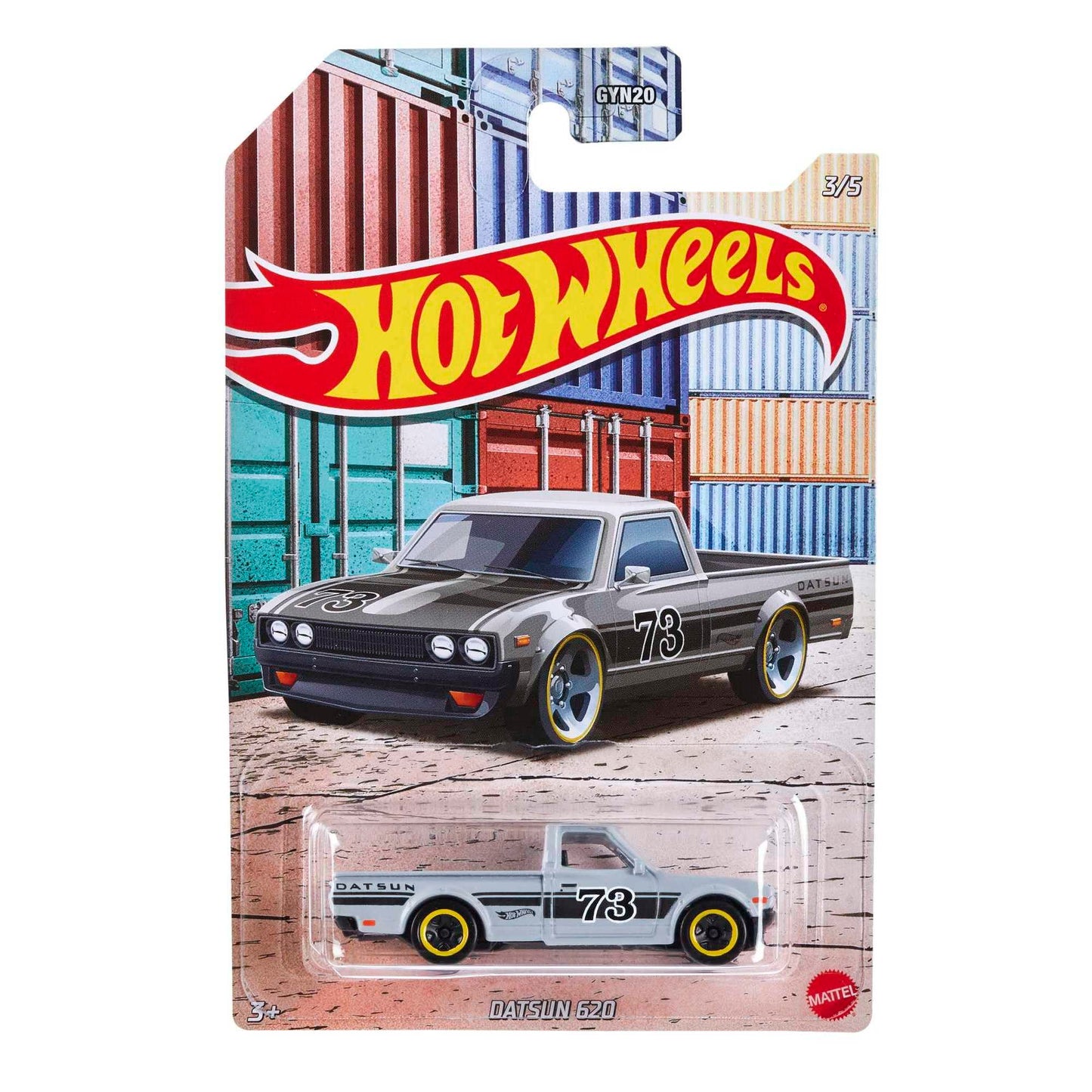 Hot Wheels Datsun 620Vehicle 1:64 Scale Car, Gift for Collectors & Kids Ages 3 Years Old & Up