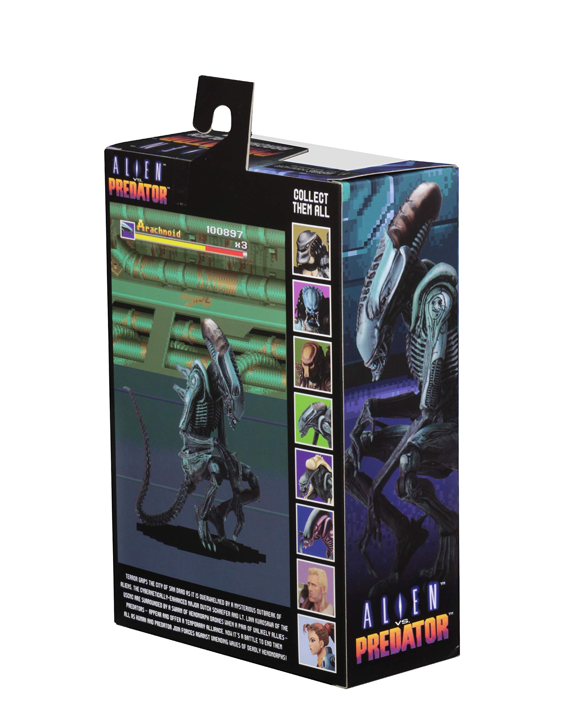 NECA - Aliens vs Predator (Arcade Appearance) - 7" Scale Action Figures - Arachnoid