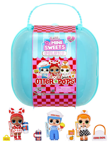 L.O.L. Surprise! Loves Mini Sweets Otter Pops Deluxe Pack with 20+ Surprises, Including 3 Collectible Dolls and Accessories, Holiday Toy, Great Gift