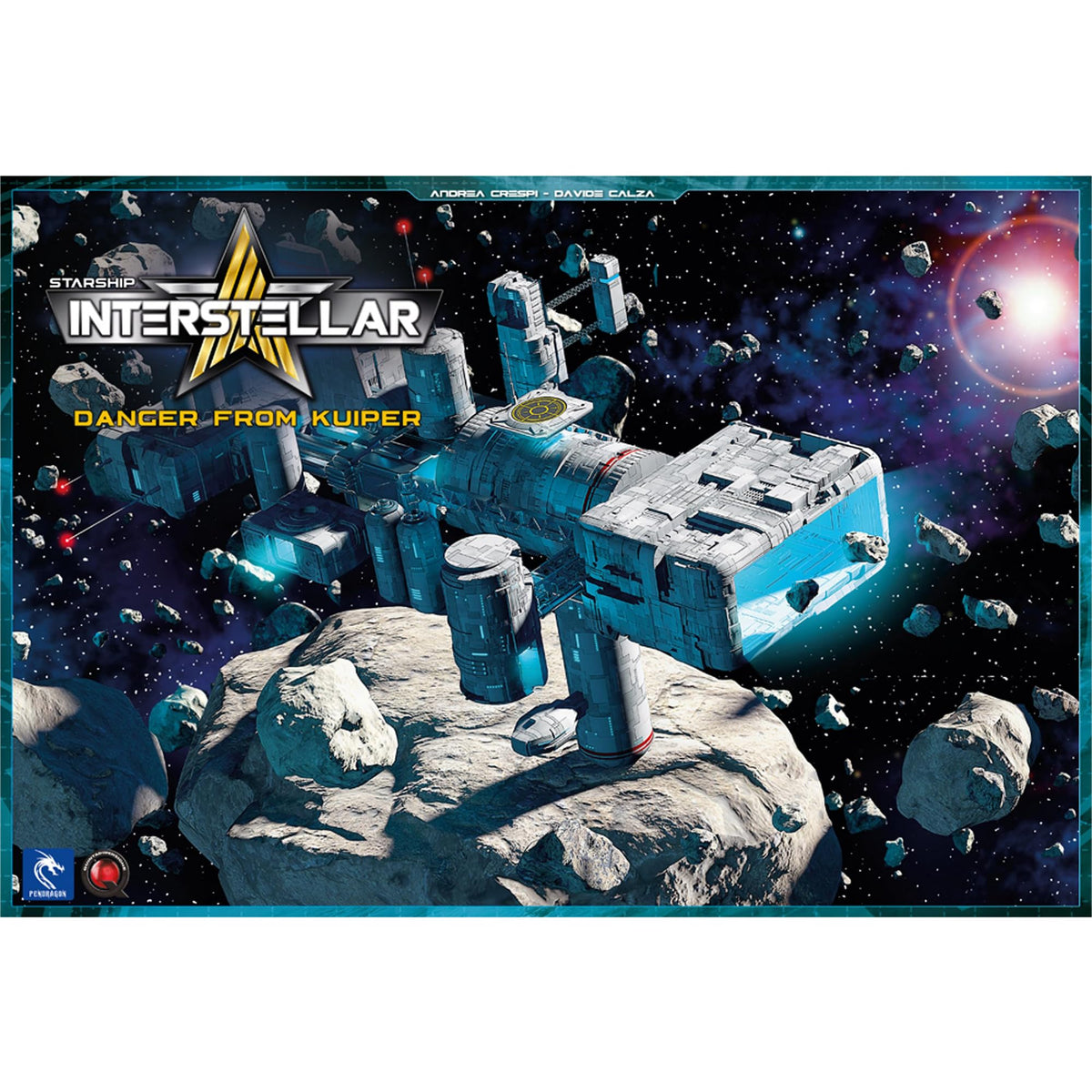Pendragon Studios: Starship Interstellar: Danger from Kuiper - Expansion - Strategy Board Game, Ages 14+, 1-4 Players, 150 Min