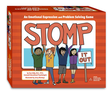 Stomp it Out Movement-Based Game for Kids. Teach Feeling Identification, Real World Problem Solving, Social Skills & More with a Fun, Hands-On