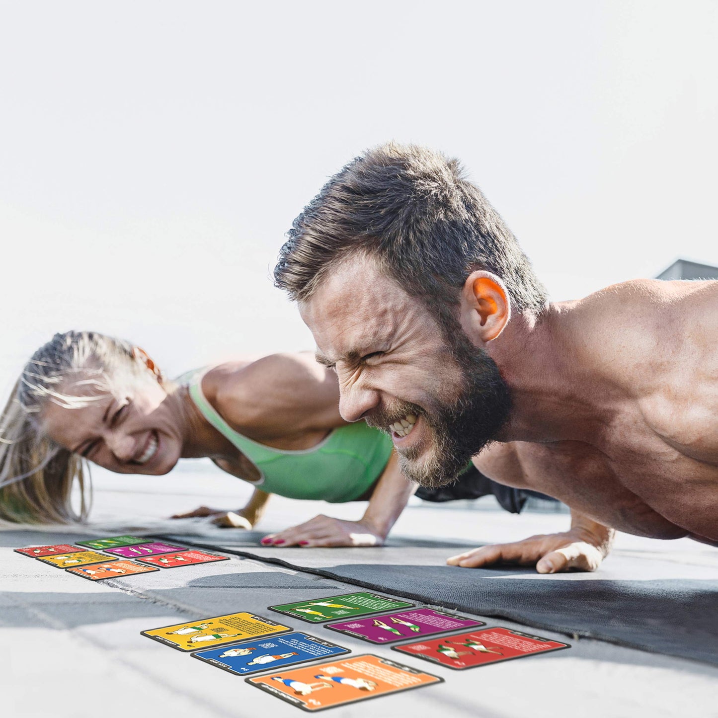 Stack 52 Bodyweight Exercise Cards: Workout Playing Card Game