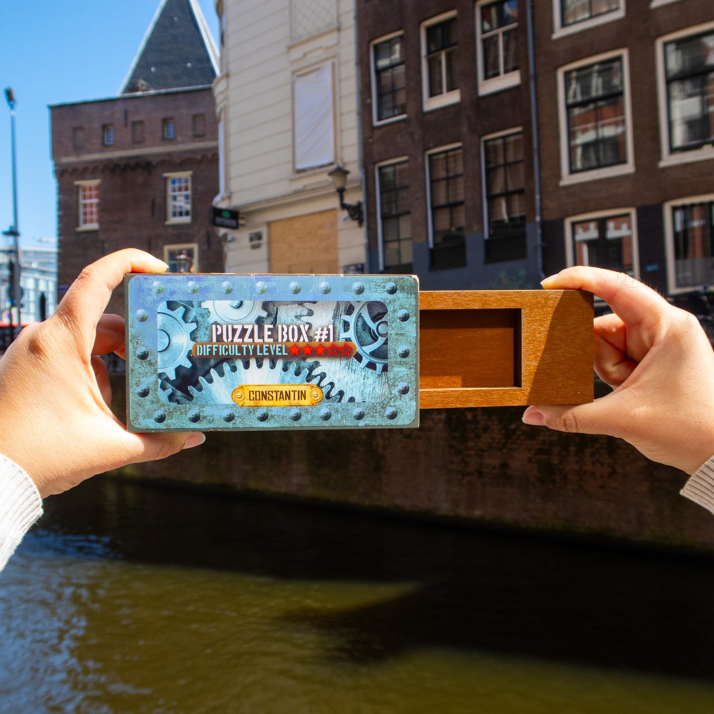 Recent Toys Constantin Puzzle Box #1 - Find The Hidden Compartment in This Brainteaser Puzzle, Ages 14 - Up
