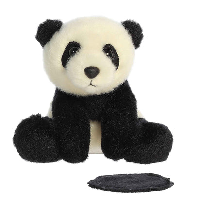 Aurora® Adorable Shoulderkins™ Min Panda Stuffed Animal - Fun Buddy that Can Go Everywhere with You - Perfect for Kids 3+ Years and Costumes - White 4