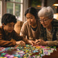 White Mountain 1000 Piece Jigsaw Puzzle Holiday Collage, 99 Easter Eggs