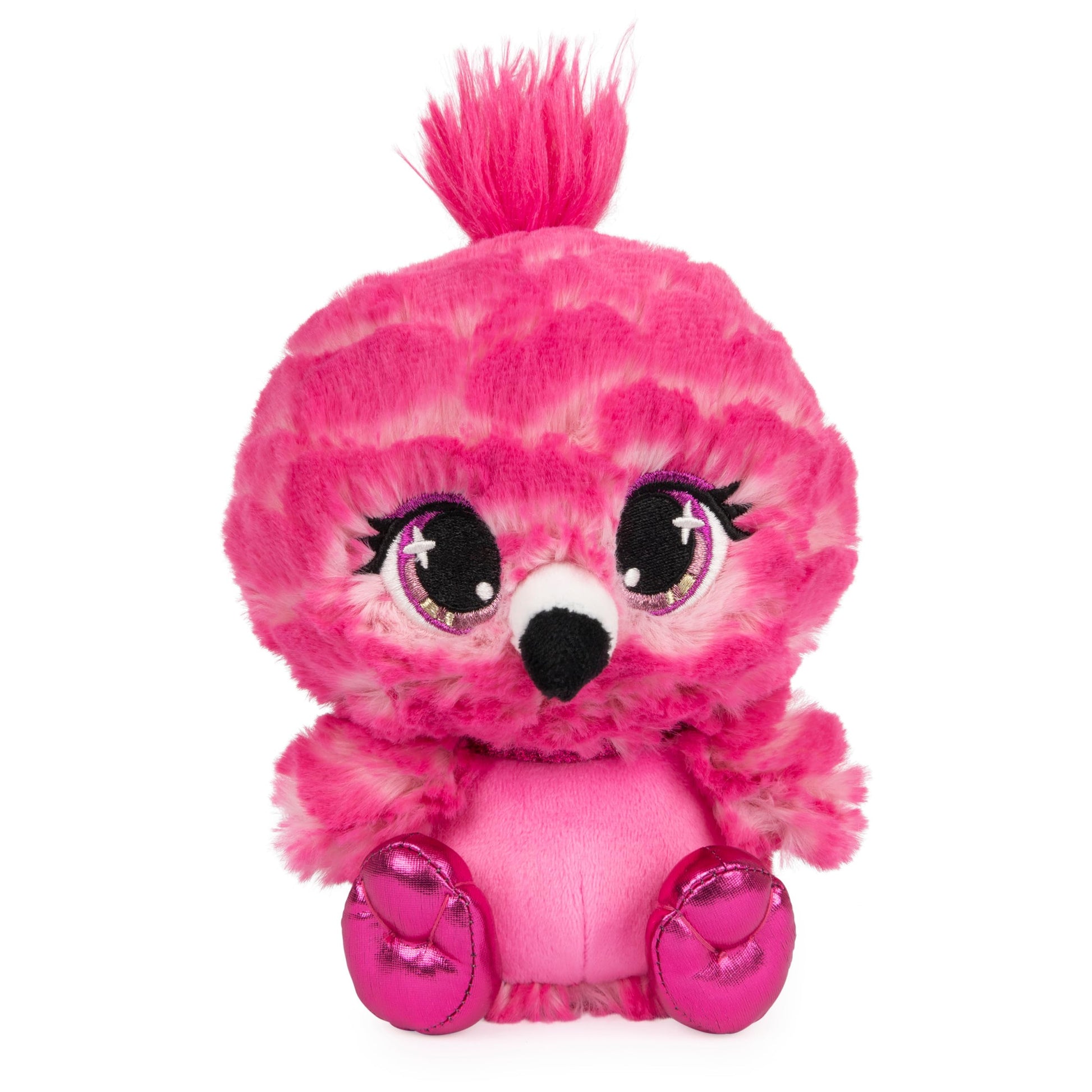 GUND P.Lushes Designer Fashion Pets Flo West Flamingo Stuffed Animal, Hot Pink, 6”