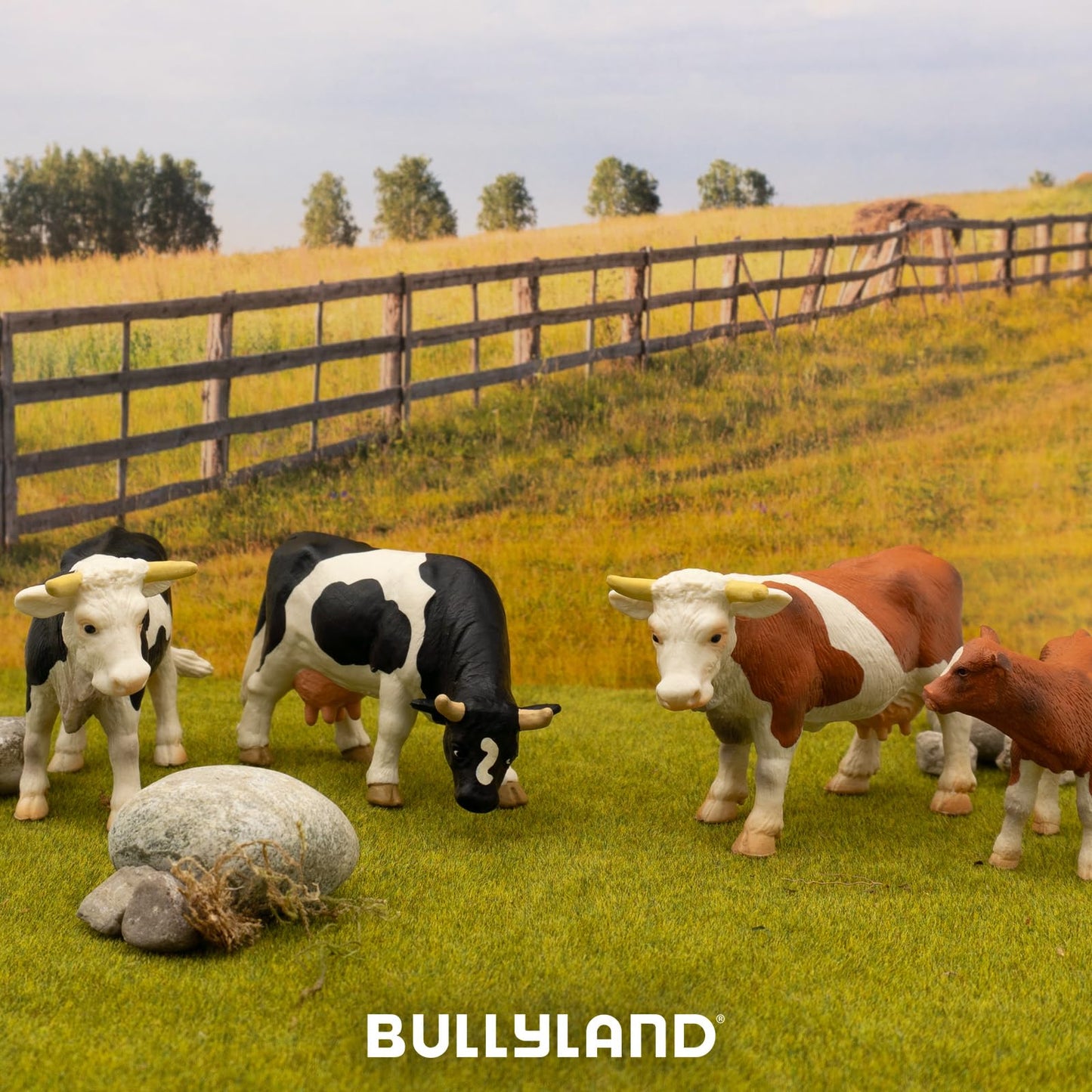 Bullyland Cow Fanny in Black/White Action Figure