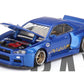 Kaido House Nissan Skyline GT-R (R34) Kaido Works Shinjuku V2 by Mini GT in Blue 158